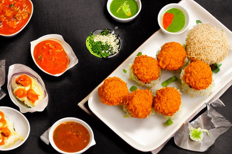 vadapav sushi, commercial food photography 