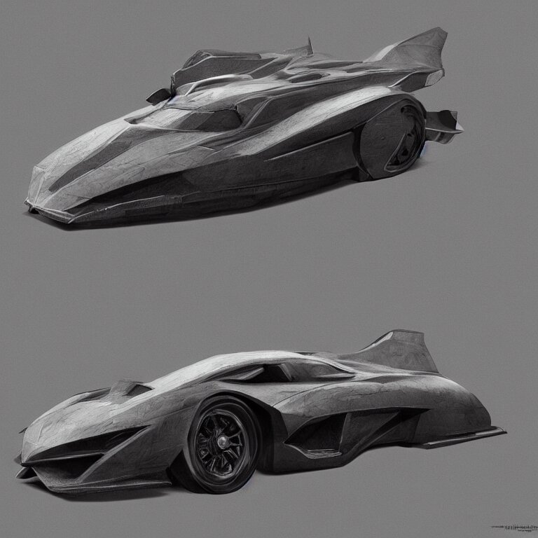 technical drawings of the batmobile as done by leonardo davinci, 8 k resolution, detailed illustration, octane render 