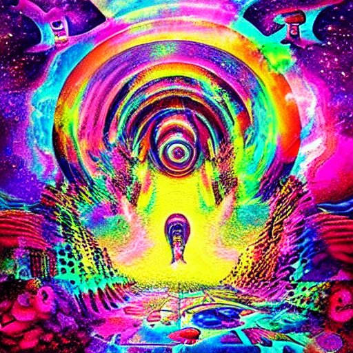 tripping on acid and dmt, surreal 