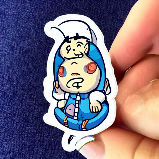 cute sticker of baba is you videogame 