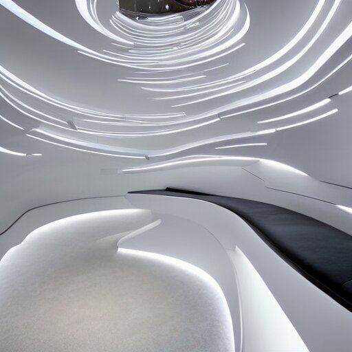 room designed by zaha hadid 