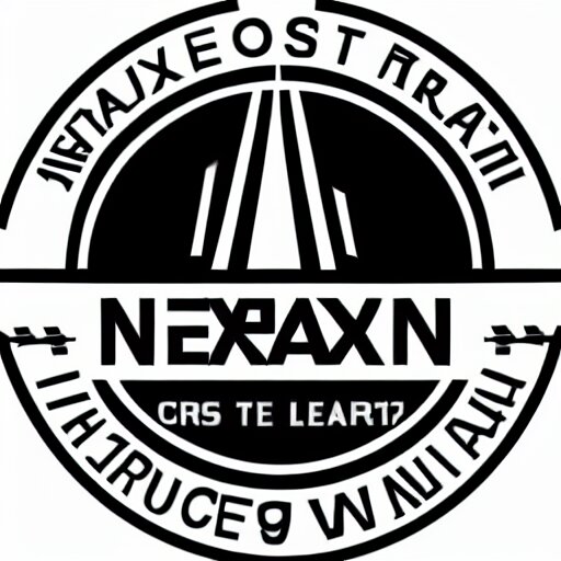 nextran logo crisp clean lines extremely detailed vector art 