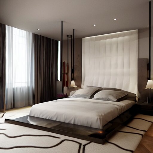 aesthetic modern bedroom 