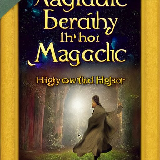 cover of book about magic written by a sorcerer, highly detailed, 4 k 