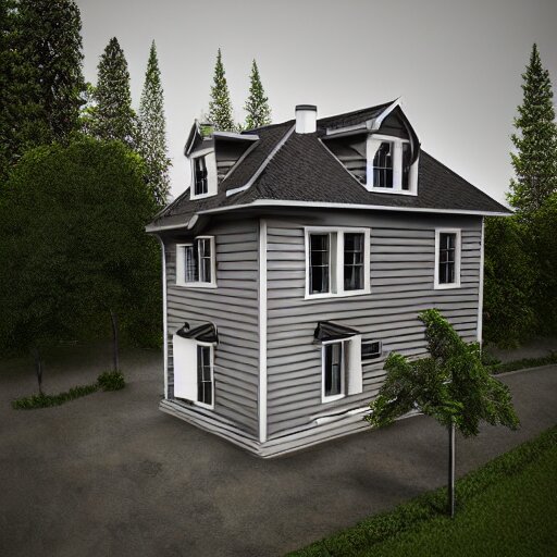 house extreamly photorealistic 