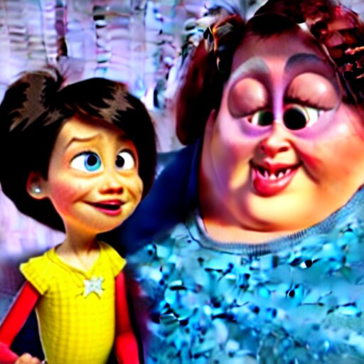 pixar character transgender woman with down syndrome 