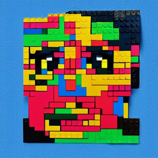 pablo picasso lego, activity play centre, plastic, toy, butcher billy style 