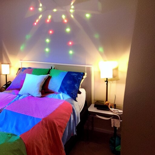 a day trader named jay putting up nanoleaf lights in his bedroom 