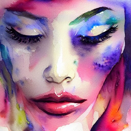 dreaming in watercolor, trending on artstation, award winning 