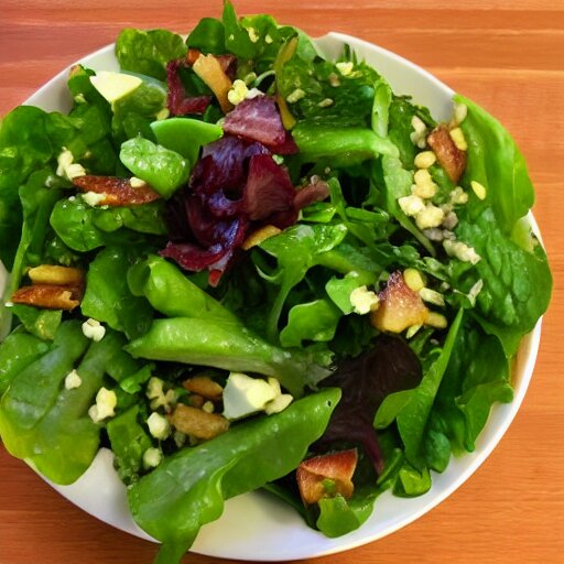 salad made to closely resemble the planet jupiter 