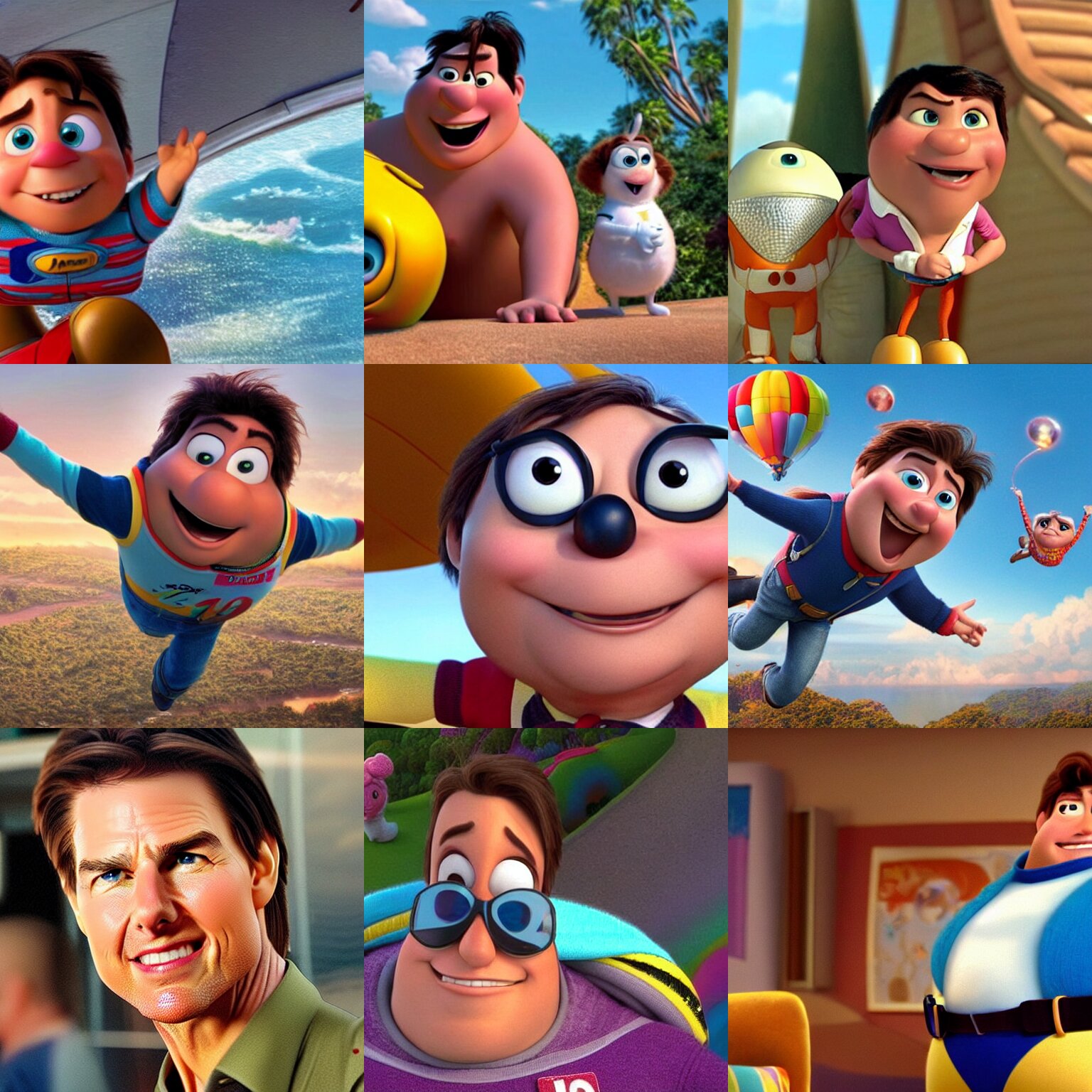 Tom Cruise as seen in Disney Pixar's Up (2009) 👀