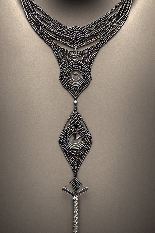 Necklace made of silver,nordic, kalevala, Copper lining ,intric... -  