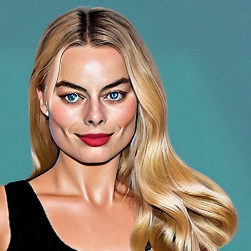 margot robbie pixel art 