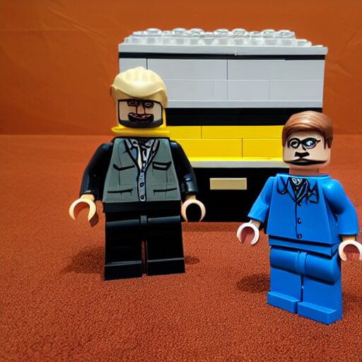 walter white rv lego box realistic