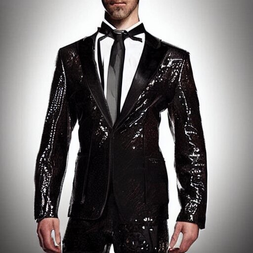 cyberpunk mens formalwear 