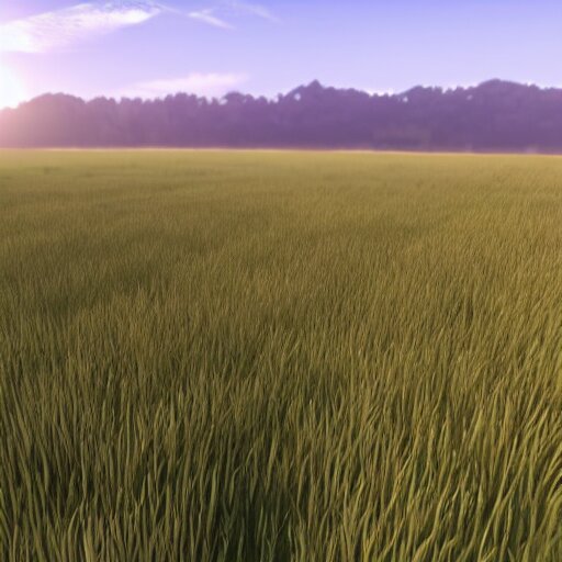 a giant field, clear sky, unreal engine, detailed, beautiful 