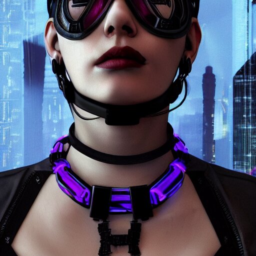 detailed realistic female character cyberpunk wearing thick steel collar around neck, realistic, art, beautiful, 4K, collar, choker, collar around neck, punk, artstation, detailed, female, woman, choker, cyberpunk, neon, punk, collar, choker, collar around neck, thick collar, choker around neck, wearing choker, wearing collar, face, beautiful,