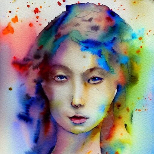 dreaming in watercolor, trending on artstation, award winning 