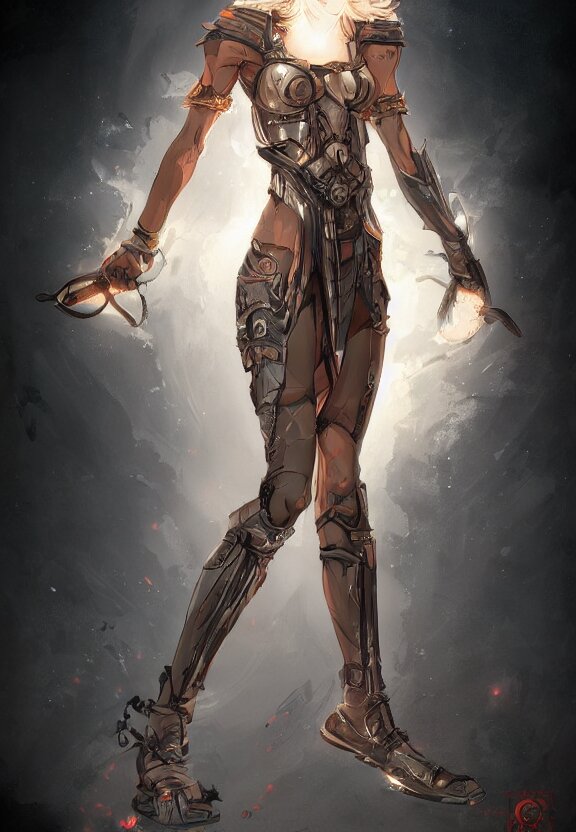 Lexica Mad Warrior Girl Concept Art Symmetrical Short Dress