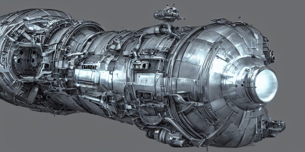 siemens futuristic gas turbine, masterpiece, blizzard pixar maya engine global illumination lighting artstation 