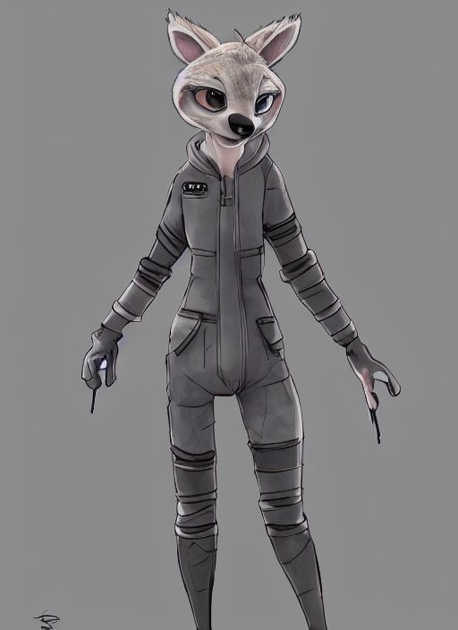 digital detailed full body of anthromorphic female hyena, in style of zootopia, zootopia, zootopia, fursona, furry, furaffinity, 4 k, deviantart, furry art, fursona art, wearing astronaut outfit, in style of zootopia, hyena fursona, cyberpunk, female, detailed feminine face, 