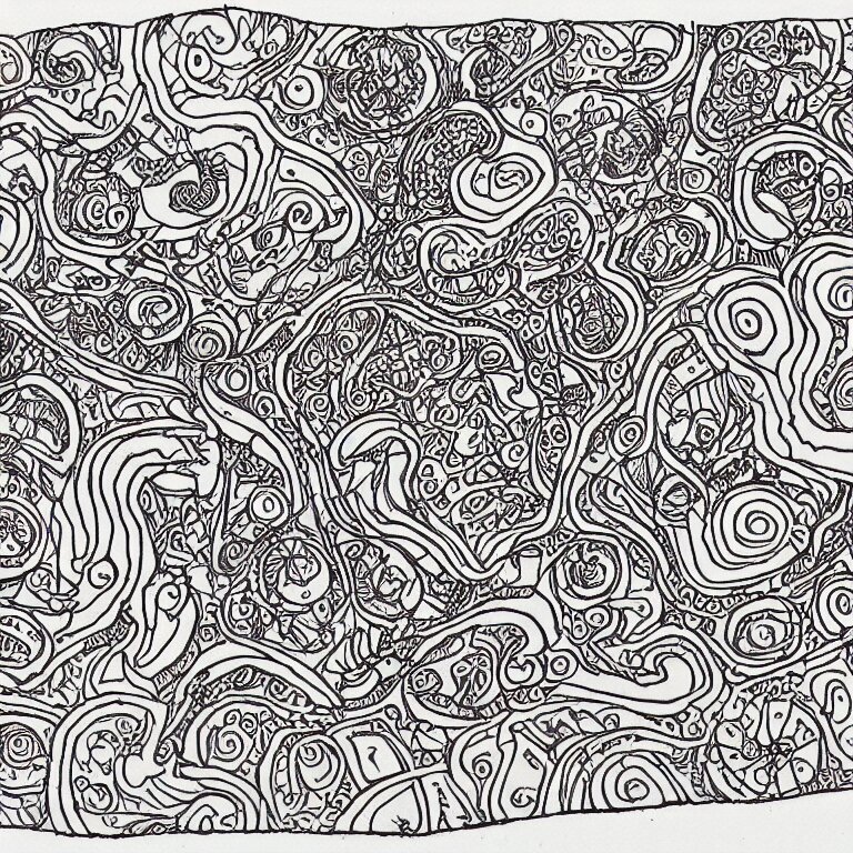 notebook doodle architecture sketch with extremely intricate psychedelic dmt mushrooms lsd patterns hyper detailed linework pen and paper 