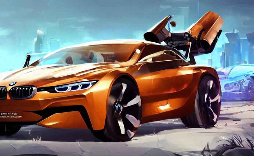 bmw vehicule concept design super cars engine rocket league tank