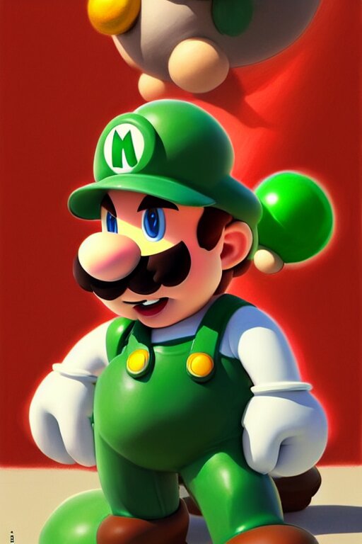 Lexica - Elon musk as luigi from super mario bros, portrait, highly ...