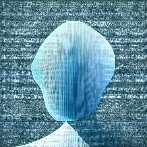 Rule of thirds. Badass. Cool. Neat. In the style of faceted glass geometric abstract art. 4k. HDR. Award-winning. Raytracing. Global illumination. Ambient occlusion. Blue color scheme. Octane render of a cool abstract geometric head forum avatar character. Futuristic. badass. interesting. intriguing. stylish. 