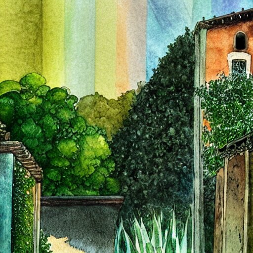 delicate garden on paper floating puffy vines botanical herbarium botanic watercolors iridescent 8 k wide angle realistic artstation italian rainbow colonnade oak pine liberty architecture pompeii 