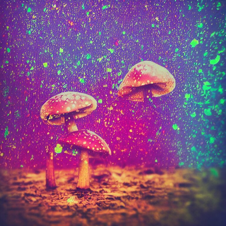 double exposure of dally life, symbols of live, explosion, cyber mushroom city, love is the most relevant theme, love is infinity, love is begin of all, 8 k resolution, artistic mode, artistic, trending on instagram, long exposure, love art, serious, fantasy and dreams vibes, mushrooms style and macro style, colorful picture 