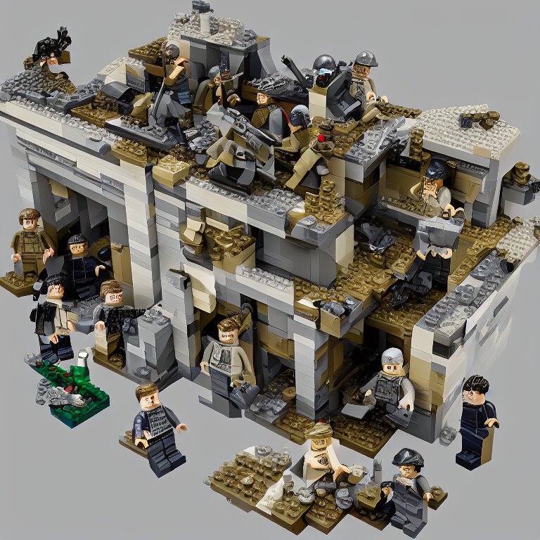 navy seals raid osama bin laden's final hideout in abbottabad, pakistan lego set product marketing, photorealistic, studio lighting, highly detailed 