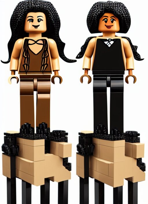 a kim kardashian lego figure. 