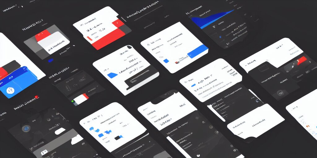 UC mock-up for a time traveling app, hyperrealistic, flat design, dark mode