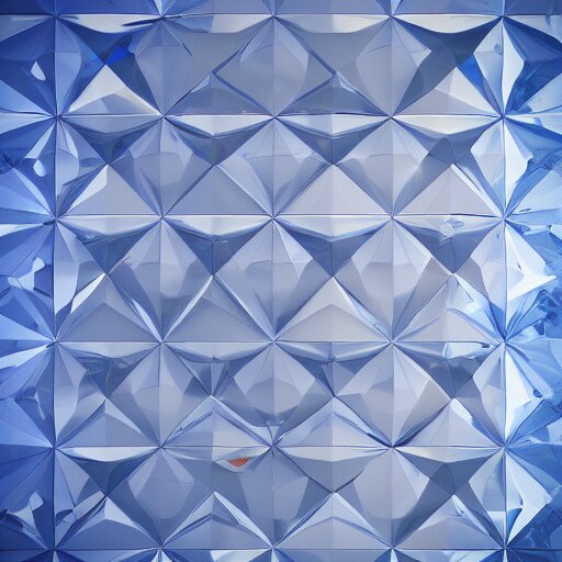 Rule of thirds. Badass. Cool. Neat. In the style of faceted glass geometric abstract art. 4k. HDR. Award-winning. Raytracing. Global illumination. Ambient occlusion. Blue color scheme. Octane render of a cool abstract geometric head forum avatar character. Futuristic. badass. interesting. intriguing. stylish. 