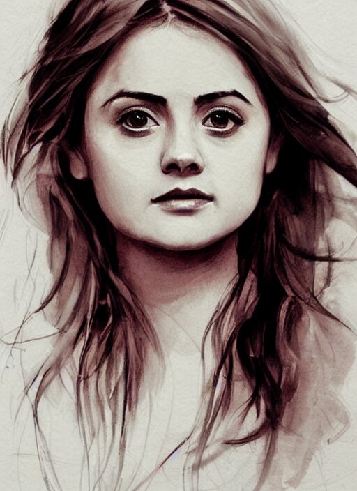 jenna coleman by agnes cecile 