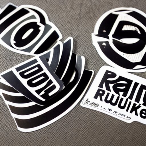 black on white graphic design stickers in style of david rudnick, eric hu, guccimaze, acid, y 2 k, 4 k sharpening, 