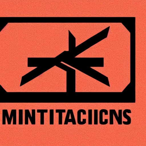 a recursive logo for a militant corporation