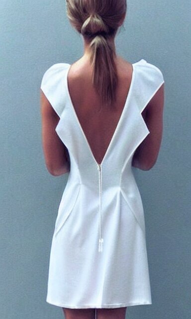 a beautiful white summer dress, concept image, concept art, symmetry, illustration, trending on pintrest 