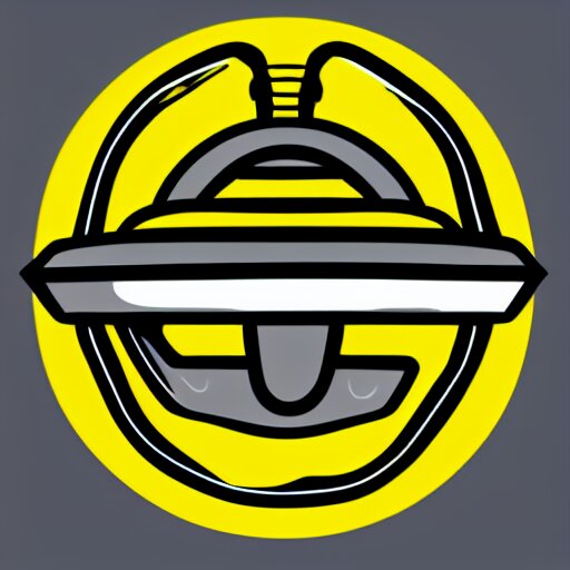 logo of an Ufo built by chickens black and white, white background, vectorart, svg