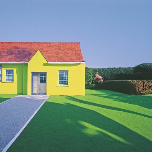 house designed by david hockney. photographed with leica summilux - m 2 4 mm lens, iso 1 0 0, f / 8, portra 4 0 0 