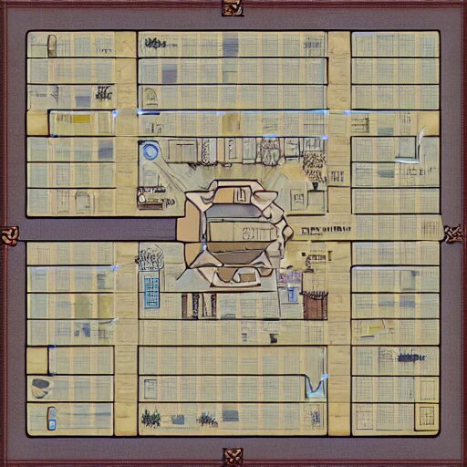 checkered map for tabletop rpg 