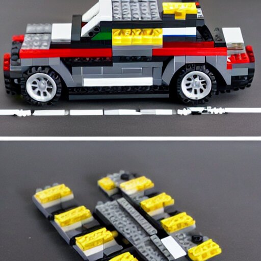 audi a4 lego set