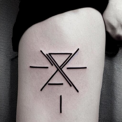 cool minimal tattoo 