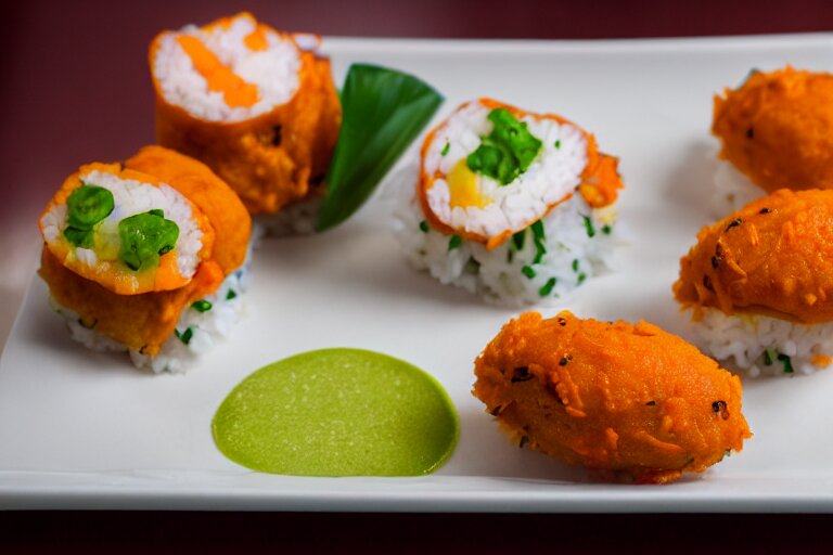 vadapav sushi, commercial food photography 