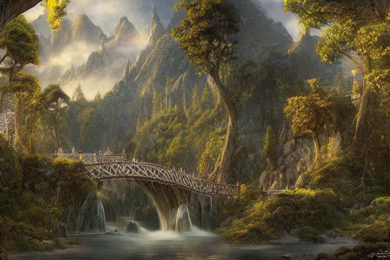 rivendell lord of the rings wallpaper