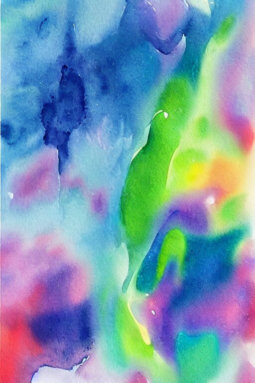 digital background of dripping watercolor paint by georgia o keeffe 