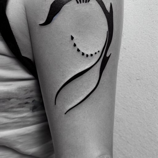 concept tattoo design, stencil, whale, magestic 