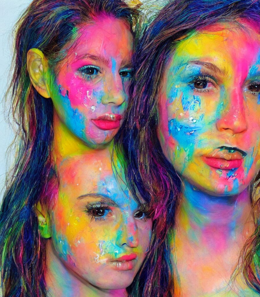 Lexica Why do we paint each other? realistic