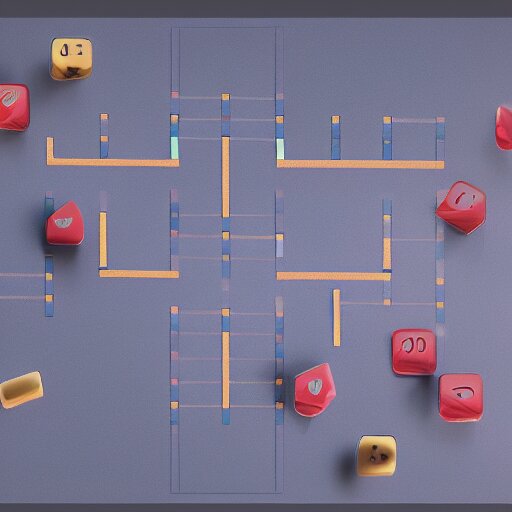 a beautiful concept art of a boardgame field for the game tic - tac - toe, by greg rutkowski, featured on artstation 